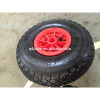 2pr 3.00-4 260*85 pnumatic rubber wheel inflation type