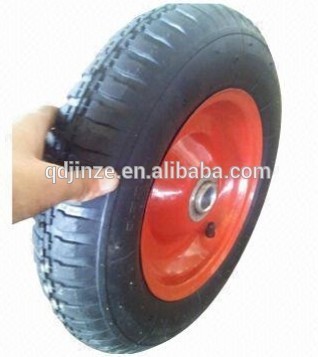 cheap wheelbarrow wheels with steel rim 4.80/4.00x8