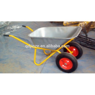 construction wheelbarrow,wheel barrow wtih galvanize tray 85L WB6418s