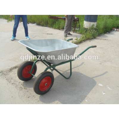 russia double wheels wheel barrow wb6418s for 85L load 160kg