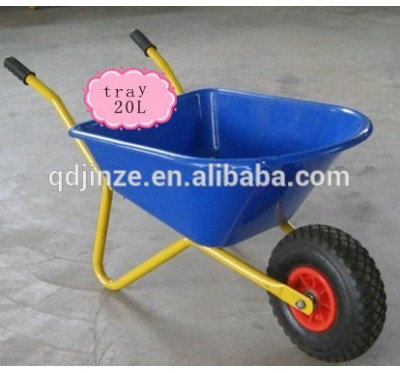 20l small children wheelbarrow with plastic tray